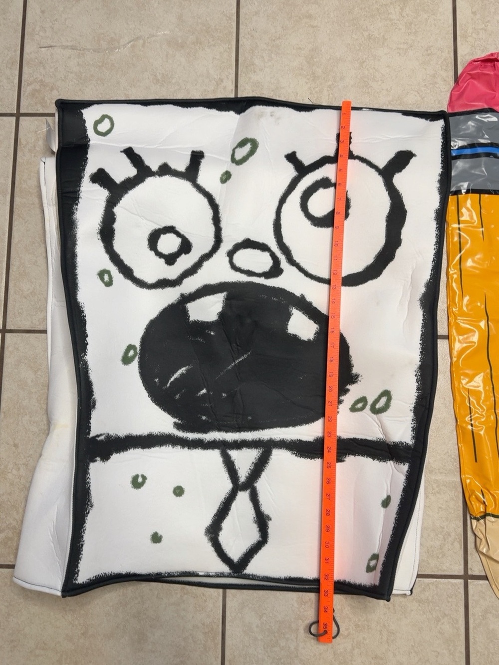 Spirit Halloween SpongeBob DoodleBob Costume Adult One Size - Picture 6 of 7